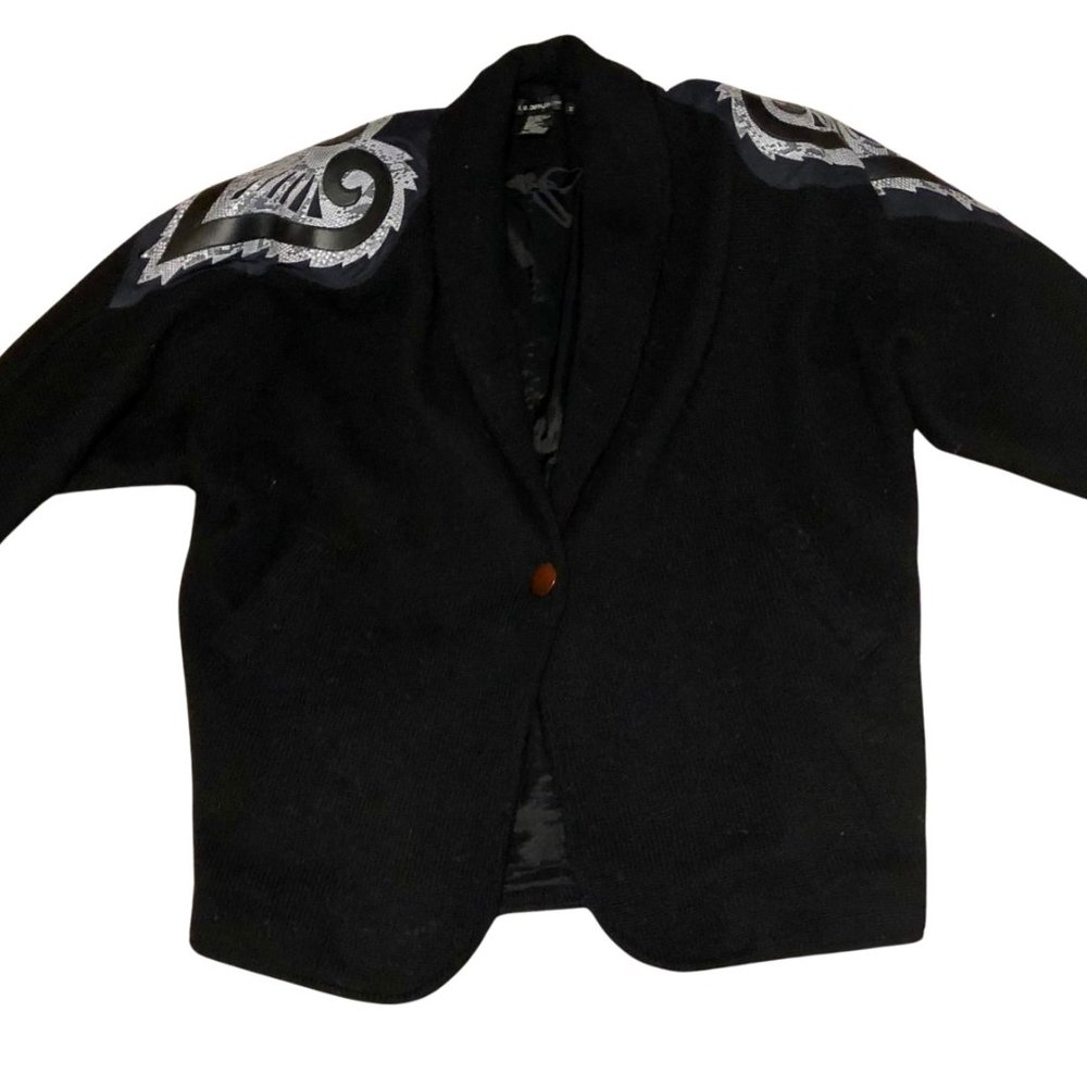 I B Diffusion Oversized Sweater Jacket Vintage Wo… - image 7